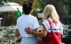 Red Cross volunteer