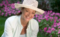 breast cancer woman gardening
