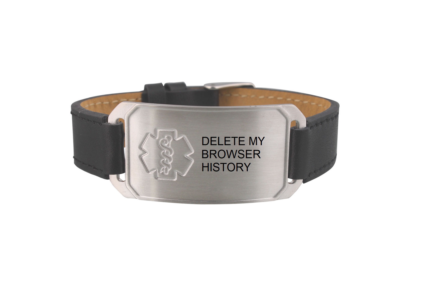 delete my browser history medical alert bracelet