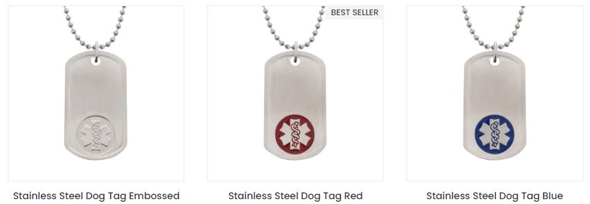 Dog Tag Medical IDs